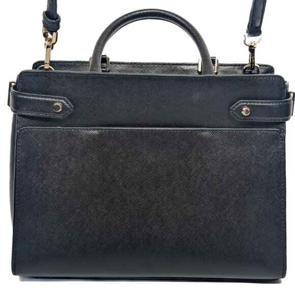 KATE SPADE Black Saffiano Leather medium sized shoulder bag - Picture 3 of 13